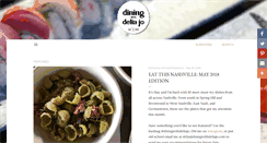 Desktop Screenshot of diningwithdeliajo.com