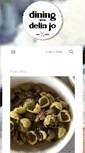 Mobile Screenshot of diningwithdeliajo.com